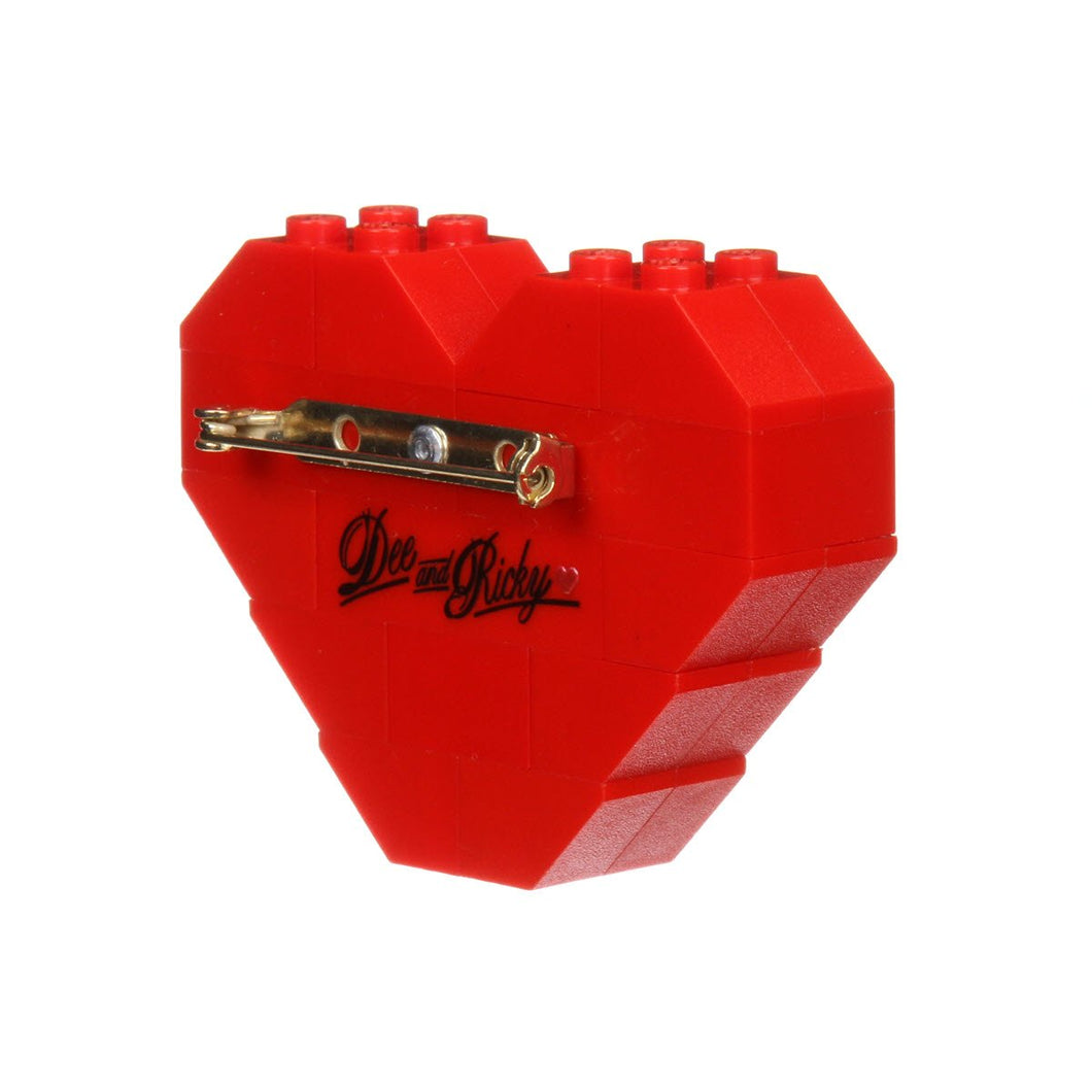 Dee and Ricky LEGO Heart (Red)