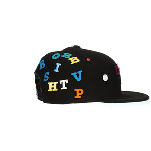 Velcro Snapback Hat (Black)